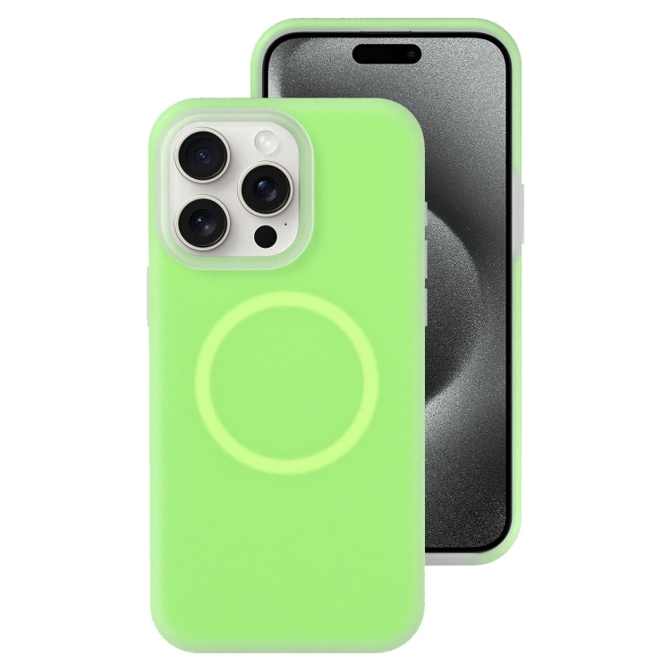Funda magnética para teléfono con silicona líquida Jelly MagSafe, For iPhone 16, For iPhone 15 Pro Max, For iPhone 15 Pro, For iPhone 15 Plus