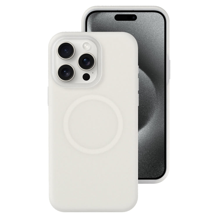 Funda magnética para teléfono con silicona líquida Jelly MagSafe, For iPhone 16, For iPhone 15 Pro Max, For iPhone 15 Pro, For iPhone 15 Plus