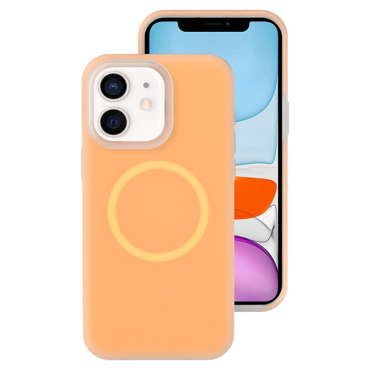 Funda magnética para teléfono con silicona líquida Jelly MagSafe, For iPhone 11, For iPhone 11 Pro