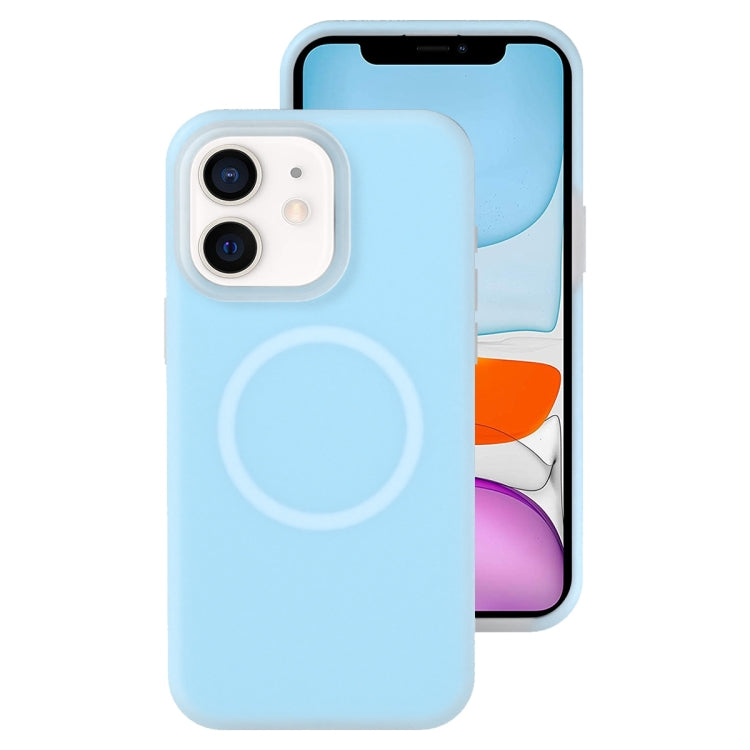Funda magnética para teléfono con silicona líquida Jelly MagSafe, For iPhone 11, For iPhone 11 Pro
