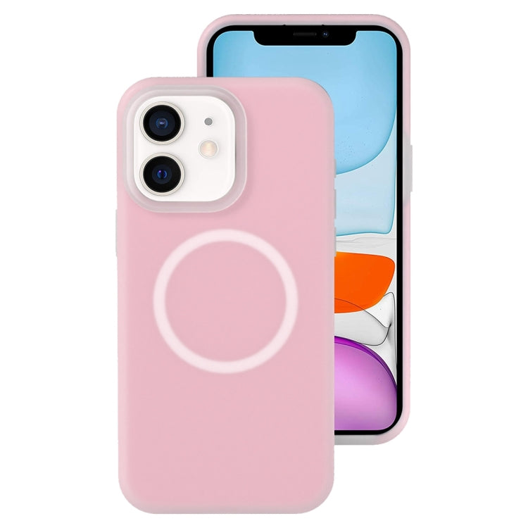 Funda magnética para teléfono con silicona líquida Jelly MagSafe, For iPhone 11, For iPhone 11 Pro
