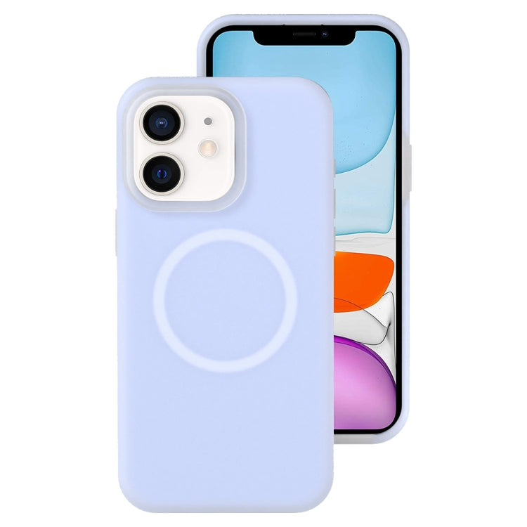 Funda magnética para teléfono con silicona líquida Jelly MagSafe, For iPhone 11, For iPhone 11 Pro