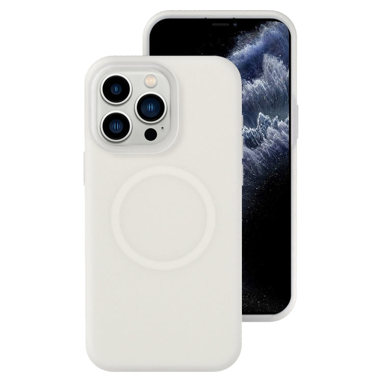 Funda magnética para teléfono con silicona líquida Jelly MagSafe, For iPhone 11, For iPhone 11 Pro