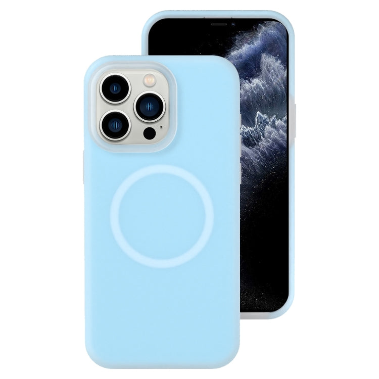 Funda magnética para teléfono con silicona líquida Jelly MagSafe, For iPhone 11, For iPhone 11 Pro