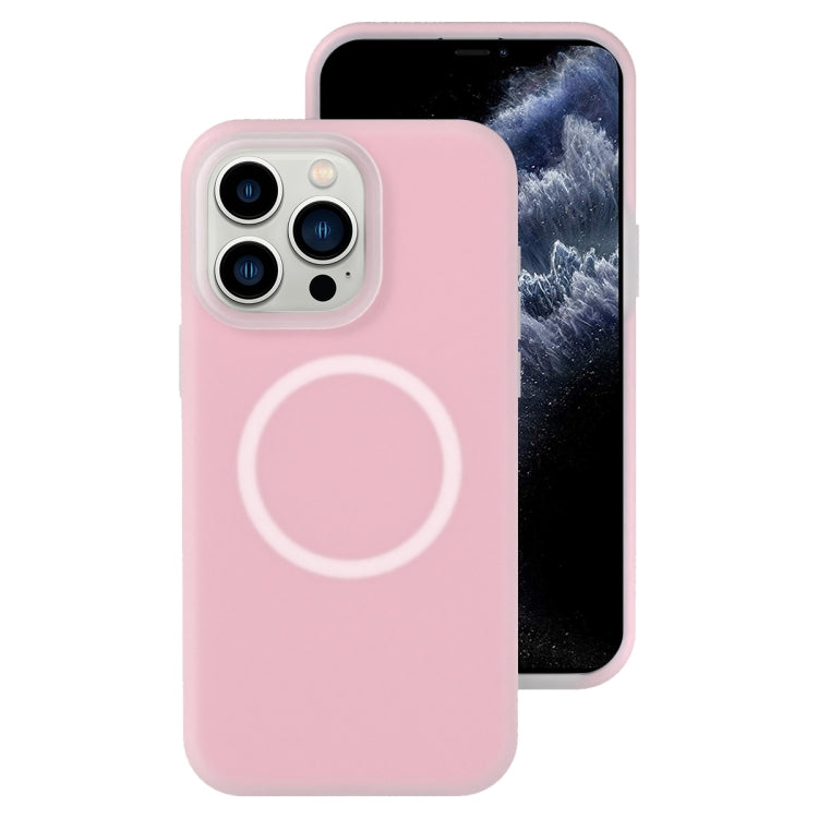 Funda magnética para teléfono con silicona líquida Jelly MagSafe, For iPhone 11, For iPhone 11 Pro