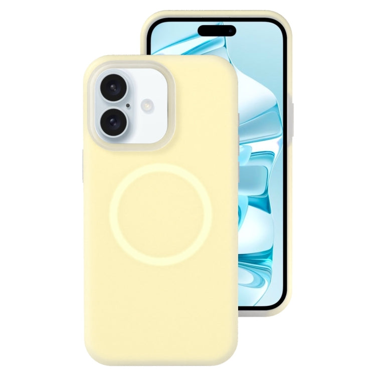 Funda magnética para teléfono con silicona líquida Jelly MagSafe, For iPhone 17e / 16e, For iPhone 16 Pro Max, For iPhone 16 Pro, For iPhone 16 Plus