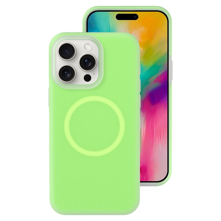 Funda magnética para teléfono con silicona líquida Jelly MagSafe, For iPhone 17e / 16e, For iPhone 16 Pro Max, For iPhone 16 Pro, For iPhone 16 Plus