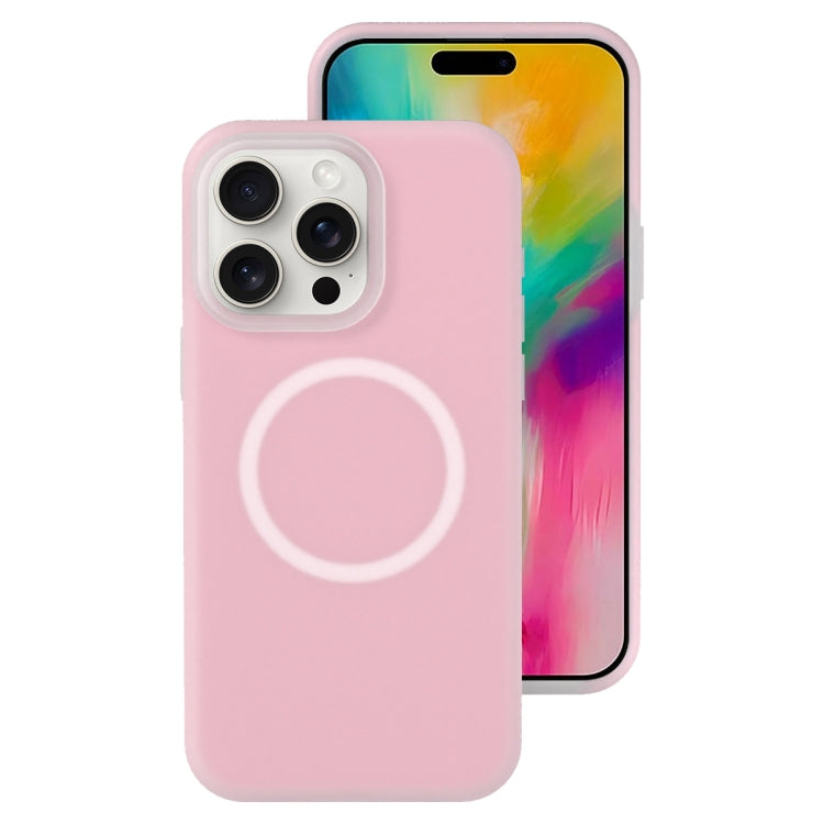 Funda magnética para teléfono con silicona líquida Jelly MagSafe, For iPhone 17e / 16e, For iPhone 16 Pro Max, For iPhone 16 Pro, For iPhone 16 Plus