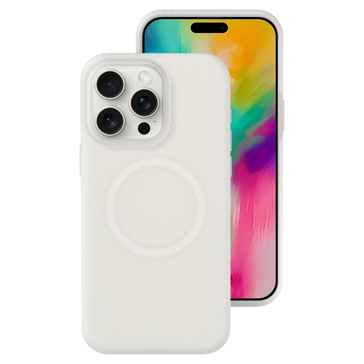 Funda magnética para teléfono con silicona líquida Jelly MagSafe, For iPhone 17e / 16e, For iPhone 16 Pro Max, For iPhone 16 Pro, For iPhone 16 Plus