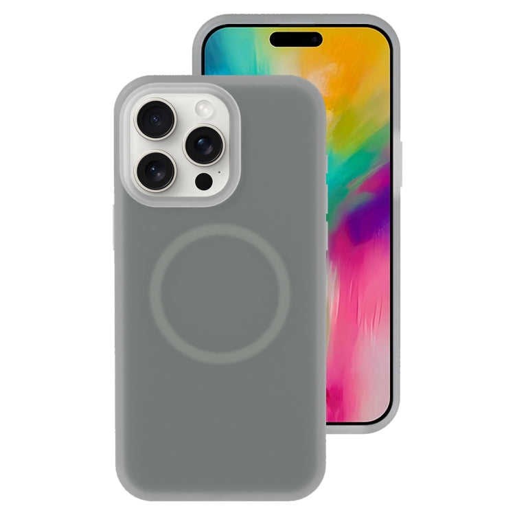 Funda magnética para teléfono con silicona líquida Jelly MagSafe, For iPhone 17e / 16e, For iPhone 16 Pro Max, For iPhone 16 Pro, For iPhone 16 Plus