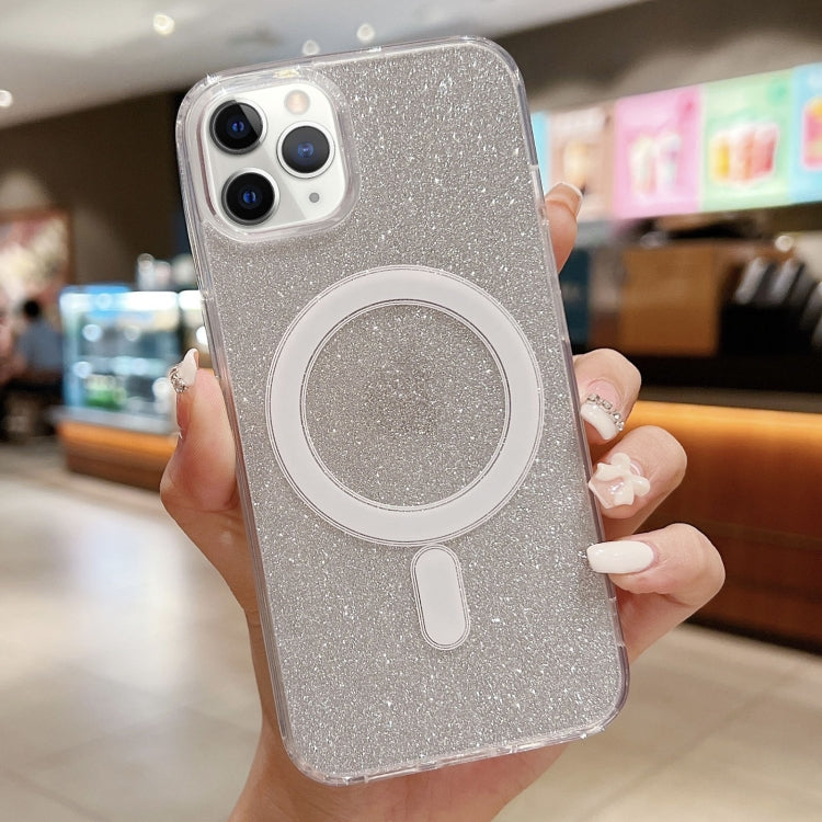 Funda para teléfono MagSafe con purpurina acrílica transparente, For iPhone 13, For iPhone 12 / 12 Pro, For iPhone 12 Pro Max, For iPhone 11 Pro Max, For iPhone 11, For iPhone 11 Pro, For iPhone XS / X, For iPhone XR, For iPhone XS Max