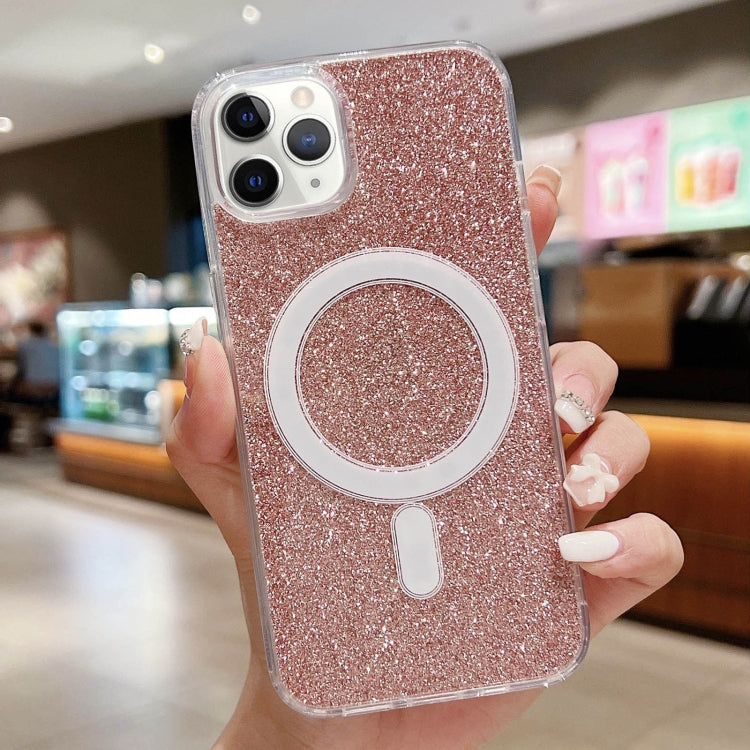 Funda para teléfono MagSafe con purpurina acrílica transparente, For iPhone 13, For iPhone 12 / 12 Pro, For iPhone 12 Pro Max, For iPhone 11 Pro Max, For iPhone 11, For iPhone 11 Pro, For iPhone XS / X, For iPhone XR, For iPhone XS Max