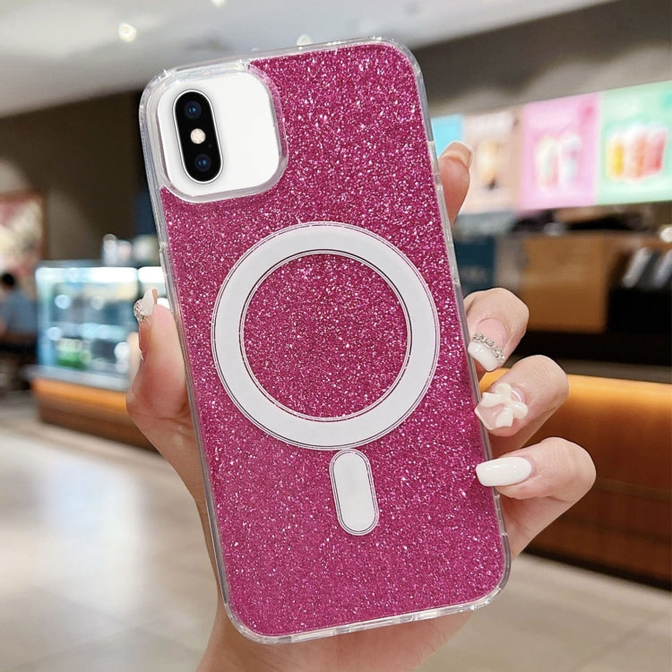 Funda para teléfono MagSafe con purpurina acrílica transparente, For iPhone 13, For iPhone 12 / 12 Pro, For iPhone 12 Pro Max, For iPhone 11 Pro Max, For iPhone 11, For iPhone 11 Pro, For iPhone XS / X, For iPhone XR, For iPhone XS Max