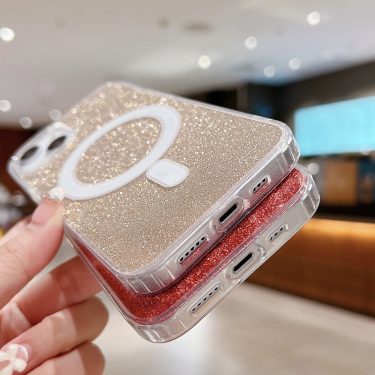 Funda para teléfono MagSafe con purpurina acrílica transparente, For iPhone XS Max, For iPhone 8 Plus / 7 Plus