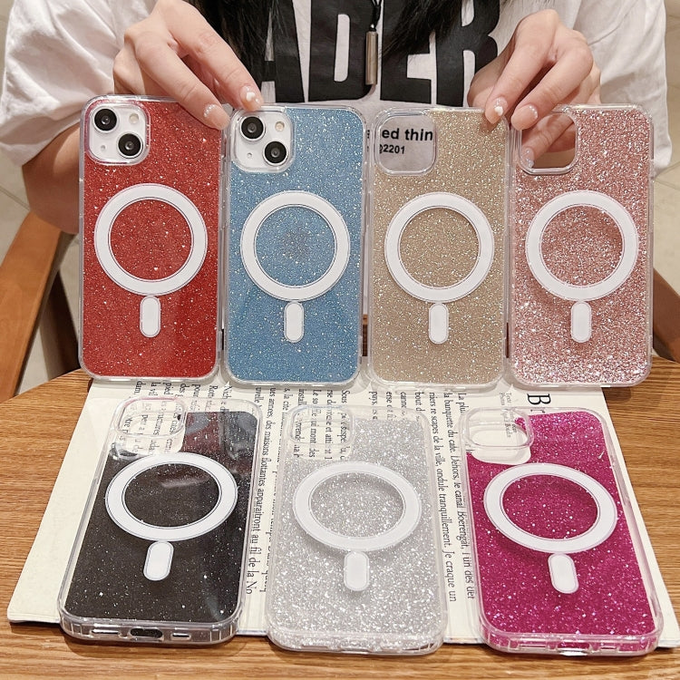 Funda para teléfono MagSafe con purpurina acrílica transparente, For iPhone XS Max, For iPhone 8 Plus / 7 Plus