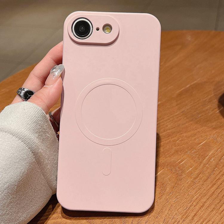 Funda magnética para teléfono MagSafe de silicona líquida de color sólido, For iPhone 17e / 16e, For iPhone 17 Pro Max, For iPhone 17 Pro
