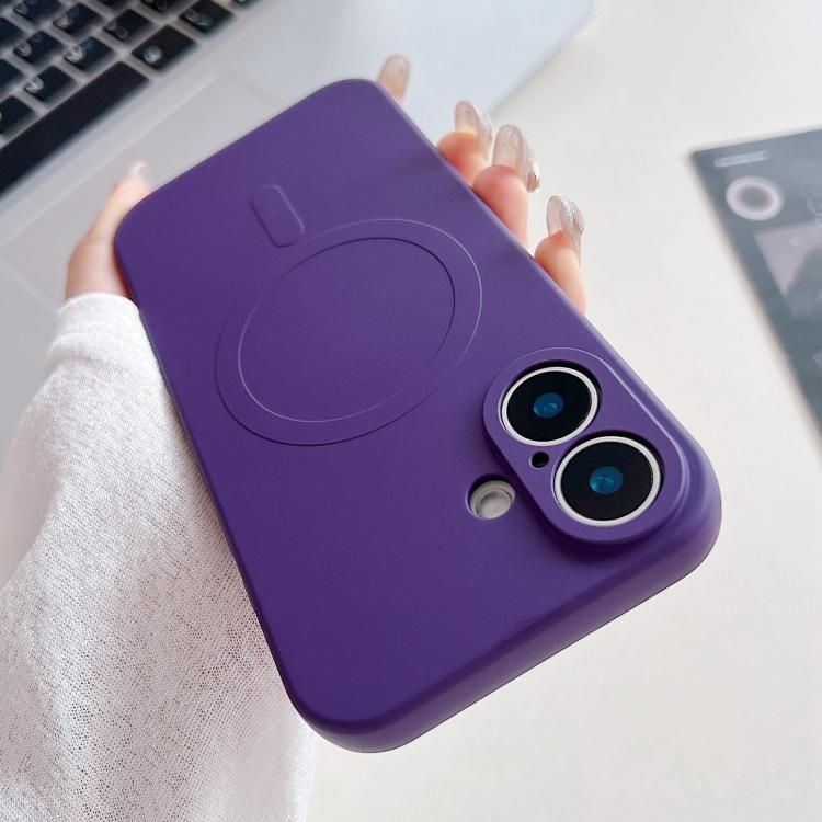 Funda magnética para teléfono MagSafe de silicona líquida de color sólido, For iPhone 17, For iPhone Air, For iPhone 16 Pro Max