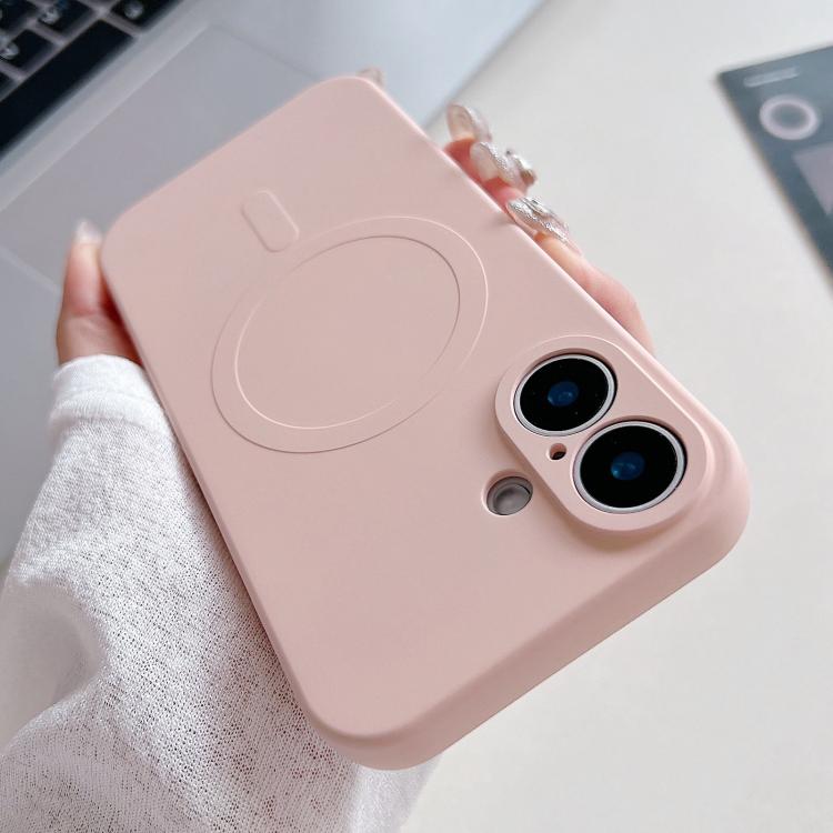 Funda magnética para teléfono MagSafe de silicona líquida de color sólido, For iPhone 17, For iPhone Air, For iPhone 16 Pro Max