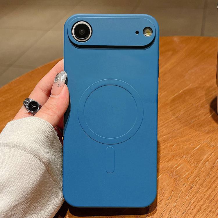 Funda magnética para teléfono MagSafe de silicona líquida de color sólido, For iPhone 17, For iPhone Air, For iPhone 16 Pro Max