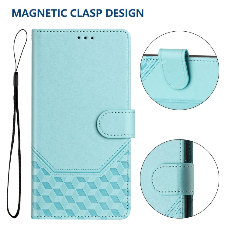 Funda para teléfono de cuero RFID con relieve en forma de panal, For iPhone 11 Pro Max, For iPhone 11, For iPhone 11 Pro, For iPhone X / XS, For iPhone XR, For iPhone XS Max, For iPhone 8 Plus / 7 Plus