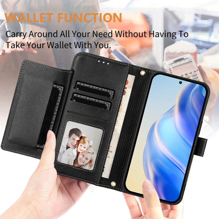 Estuche de cuero para teléfono con cremallera y ranuras para varias tarjetas, For iPhone 11 Pro Max, For iPhone 11, For iPhone 11 Pro, For iPhone X / XS, For iPhone XR, For iPhone XS Max, For iPhone 8 Plus / 7 Plus