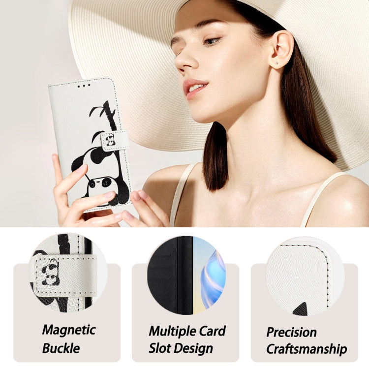 Funda de cuero para teléfono con patrón de dibujo artístico en color, For iPhone 16 Pro, For iPhone 16 Plus