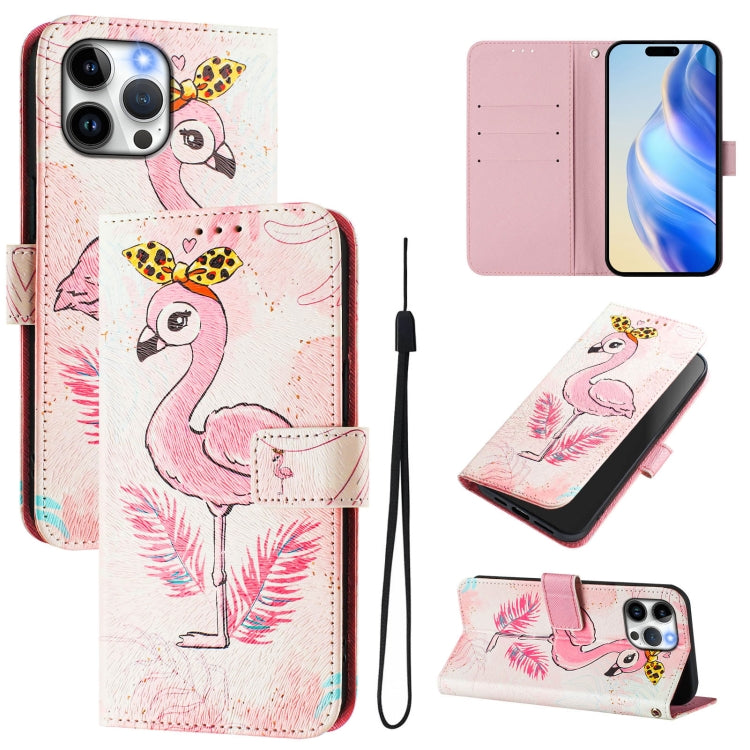 Funda de cuero para teléfono con patrón de dibujo artístico en color, For iPhone 13 Pro