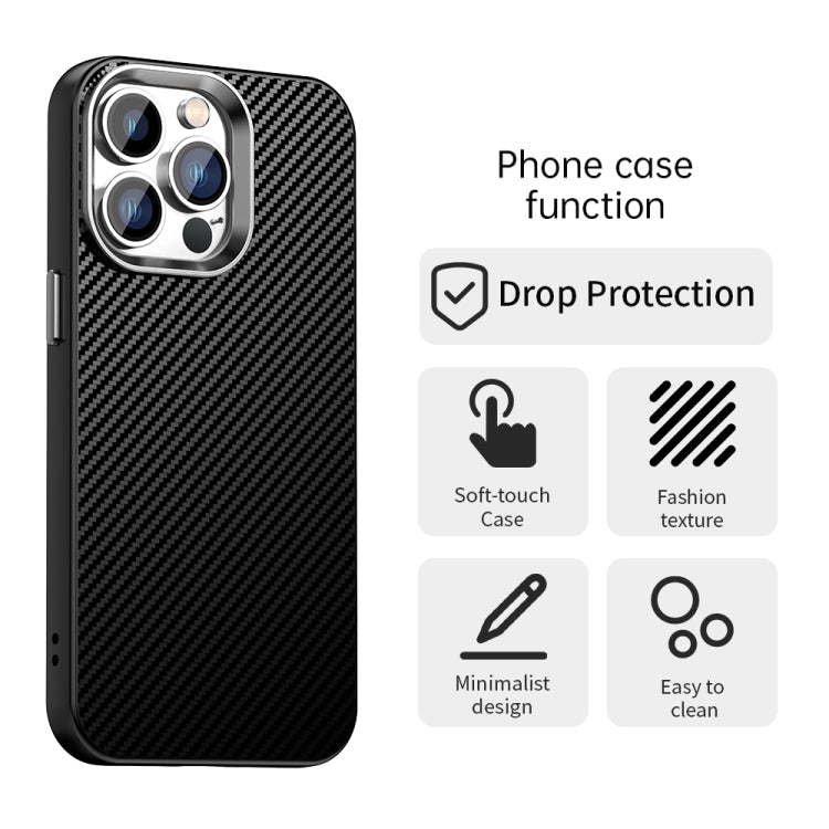 Estuche para teléfono IMD de la serie de fibra de carbono, For iPhone 13 Pro Max, For iPhone 13 Pro, For iPhone 13, For iPhone 12, For iPhone 12 Pro Max, For iPhone 12 Pro, For iPhone 11 Pro Max, For iPhone 11, For iPhone 11 Pro