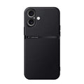 Funda para teléfono de piel de lichi con cobertura total magnética y resistente a los golpes, For iPhone 16, For iPhone 15 Pro Max, For iPhone 15 Pro, For iPhone 15 Plus, For iPhone 15, For iPhone 14 Plus, For iPhone 14, For iPhone 14 Pro