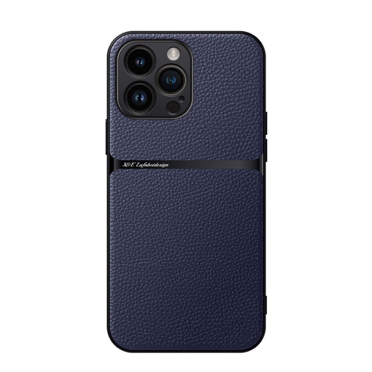 Funda para teléfono de piel de lichi con cobertura total magnética y resistente a los golpes, For iPhone 16 Pro, For iPhone 16 Plus, For iPhone 16, For iPhone 15 Pro Max, For iPhone 15 Pro, For iPhone 15 Plus, For iPhone 15, For iPhone 14 Plus