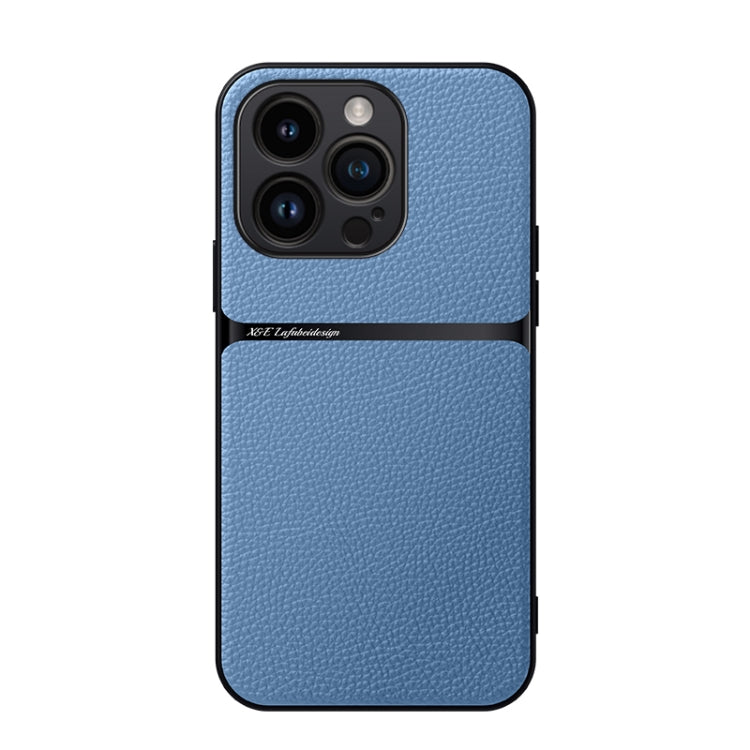 Funda para teléfono de piel de lichi con cobertura total magnética y resistente a los golpes, For iPhone 16 Pro, For iPhone 16 Plus, For iPhone 16, For iPhone 15 Pro Max, For iPhone 15 Pro, For iPhone 15 Plus, For iPhone 15, For iPhone 14 Plus