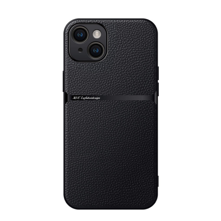 Funda para teléfono de piel de lichi con cobertura total magnética y resistente a los golpes, For iPhone 16 Pro, For iPhone 16 Plus, For iPhone 16, For iPhone 15 Pro Max, For iPhone 15 Pro, For iPhone 15 Plus, For iPhone 15, For iPhone 14 Plus