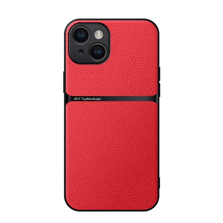 Funda para teléfono de piel de lichi con cobertura total magnética y resistente a los golpes, For iPhone 16 Pro, For iPhone 16 Plus, For iPhone 16, For iPhone 15 Pro Max, For iPhone 15 Pro, For iPhone 15 Plus, For iPhone 15, For iPhone 14 Plus