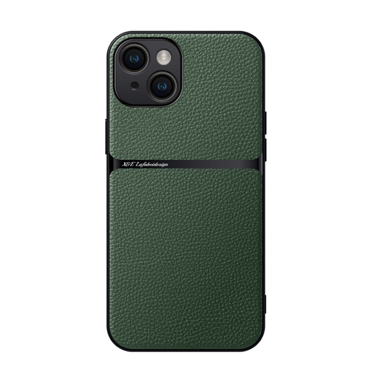 Funda para teléfono de piel de lichi con cobertura total magnética y resistente a los golpes, For iPhone 16 Pro, For iPhone 16 Plus, For iPhone 16, For iPhone 15 Pro Max, For iPhone 15 Pro, For iPhone 15 Plus, For iPhone 15, For iPhone 14 Plus