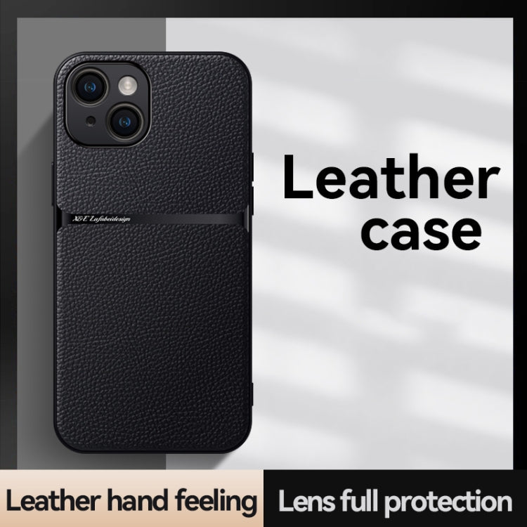 Funda para teléfono de piel de lichi con cobertura total magnética y resistente a los golpes, For iPhone 14, For iPhone 14 Pro, For iPhone 14 Pro Max, For iPhone 13 Pro Max, For iPhone 13 Pro, For iPhone 13, For iPhone 12, For iPhone 12 Pro Max
