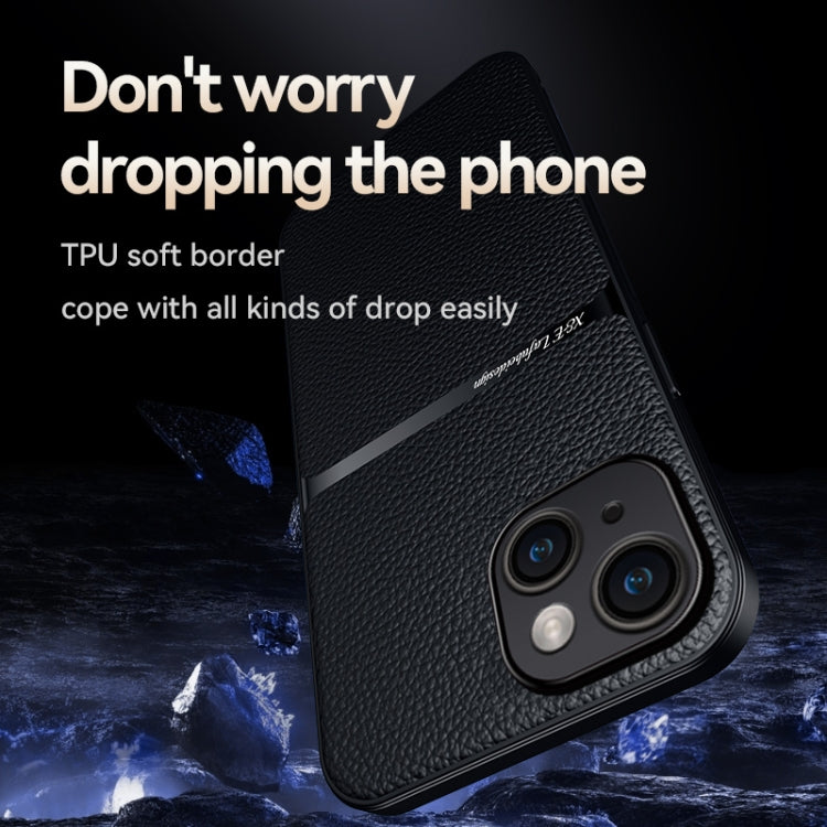Funda para teléfono de piel de lichi con cobertura total magnética y resistente a los golpes, For iPhone 14, For iPhone 14 Pro, For iPhone 14 Pro Max, For iPhone 13 Pro Max, For iPhone 13 Pro, For iPhone 13, For iPhone 12, For iPhone 12 Pro Max