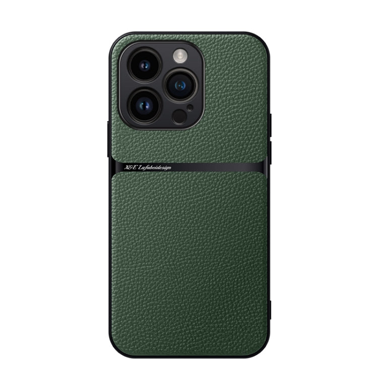Funda para teléfono de piel de lichi con cobertura total magnética y resistente a los golpes, For iPhone 14, For iPhone 14 Pro, For iPhone 14 Pro Max, For iPhone 13 Pro Max, For iPhone 13 Pro, For iPhone 13, For iPhone 12, For iPhone 12 Pro Max