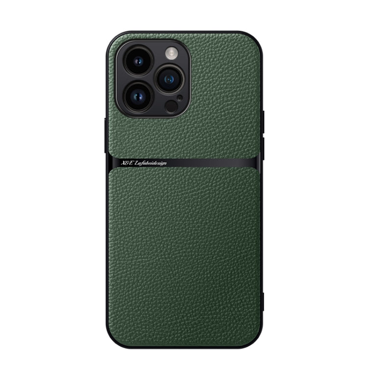Funda para teléfono de piel de lichi con cobertura total magnética y resistente a los golpes, For iPhone 14, For iPhone 14 Pro, For iPhone 14 Pro Max, For iPhone 13 Pro Max, For iPhone 13 Pro, For iPhone 13, For iPhone 12, For iPhone 12 Pro Max