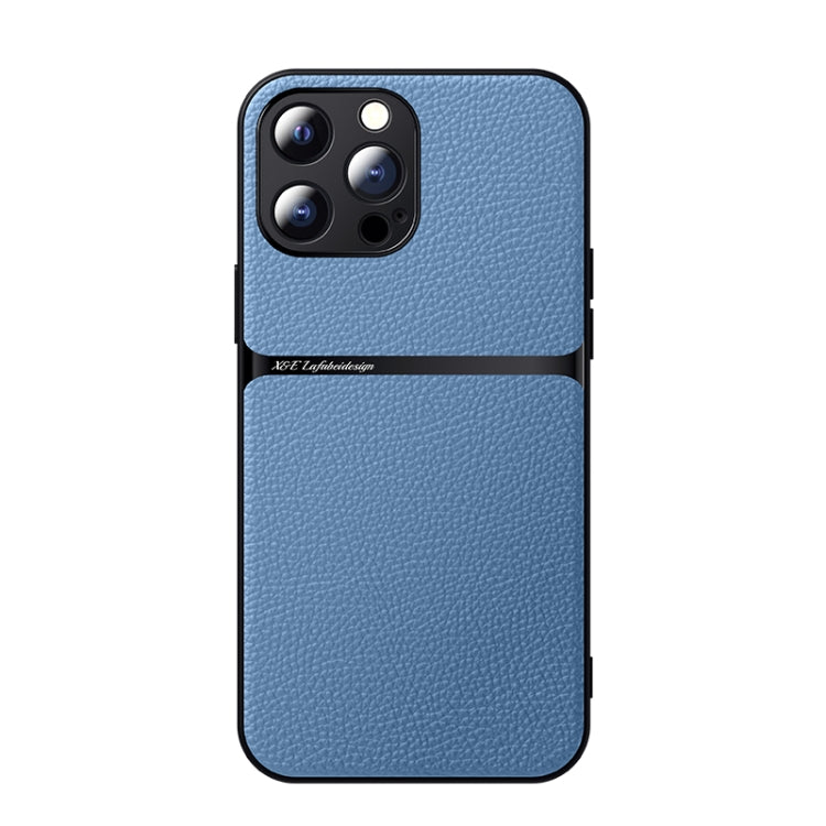 Funda para teléfono de piel de lichi con cobertura total magnética y resistente a los golpes, For iPhone 14, For iPhone 14 Pro, For iPhone 14 Pro Max, For iPhone 13 Pro Max, For iPhone 13 Pro, For iPhone 13, For iPhone 12, For iPhone 12 Pro Max