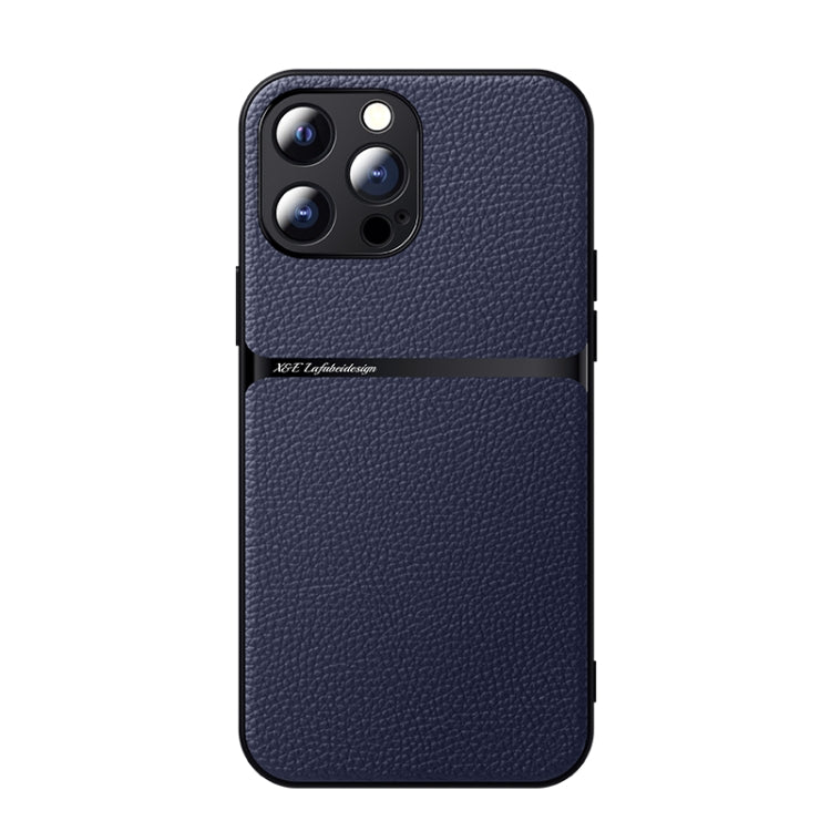 Funda para teléfono de piel de lichi con cobertura total magnética y resistente a los golpes, For iPhone 14, For iPhone 14 Pro, For iPhone 14 Pro Max, For iPhone 13 Pro Max, For iPhone 13 Pro, For iPhone 13, For iPhone 12, For iPhone 12 Pro Max