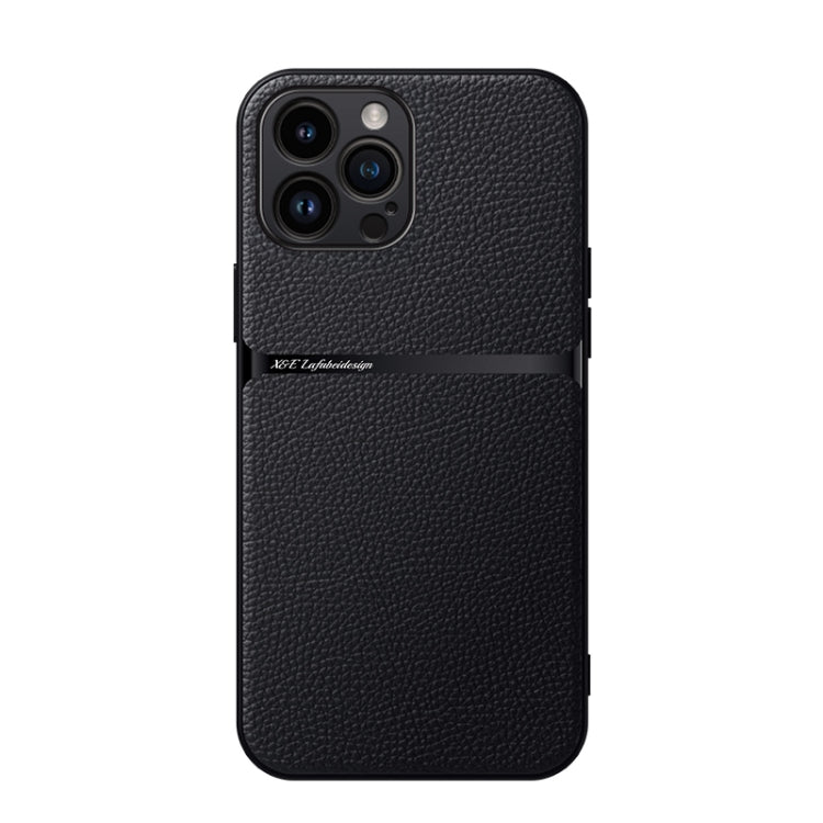 Funda para teléfono de piel de lichi con cobertura total magnética y resistente a los golpes, For iPhone 14, For iPhone 14 Pro, For iPhone 14 Pro Max, For iPhone 13 Pro Max, For iPhone 13 Pro, For iPhone 13, For iPhone 12, For iPhone 12 Pro Max