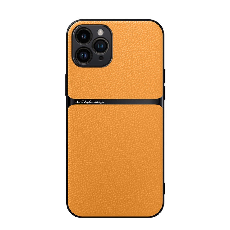 Funda para teléfono de piel de lichi con cobertura total magnética y resistente a los golpes, For iPhone 11, For iPhone 11 Pro, For iPhone X / XS, For iPhone XR, For iPhone XS Max
