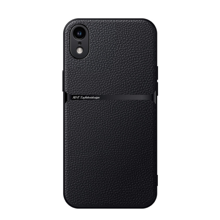 Funda para teléfono de piel de lichi con cobertura total magnética y resistente a los golpes, For iPhone 11, For iPhone 11 Pro, For iPhone X / XS, For iPhone XR, For iPhone XS Max
