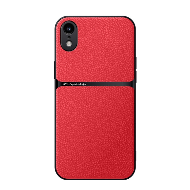 Funda para teléfono de piel de lichi con cobertura total magnética y resistente a los golpes, For iPhone 11, For iPhone 11 Pro, For iPhone X / XS, For iPhone XR, For iPhone XS Max