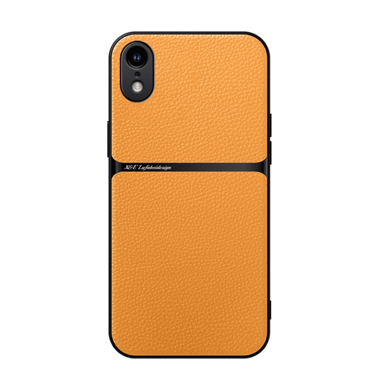 Funda para teléfono de piel de lichi con cobertura total magnética y resistente a los golpes, For iPhone 11, For iPhone 11 Pro, For iPhone X / XS, For iPhone XR, For iPhone XS Max