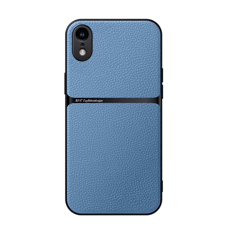 Funda para teléfono de piel de lichi con cobertura total magnética y resistente a los golpes, For iPhone 11, For iPhone 11 Pro, For iPhone X / XS, For iPhone XR, For iPhone XS Max