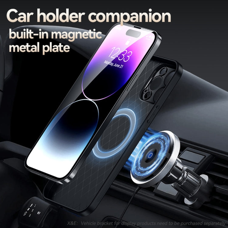 Funda para teléfono de piel de lichi con cobertura total magnética y resistente a los golpes, For iPhone 12 Pro, For iPhone 11 Pro Max, For iPhone 11, For iPhone 11 Pro, For iPhone X / XS, For iPhone XR, For iPhone XS Max