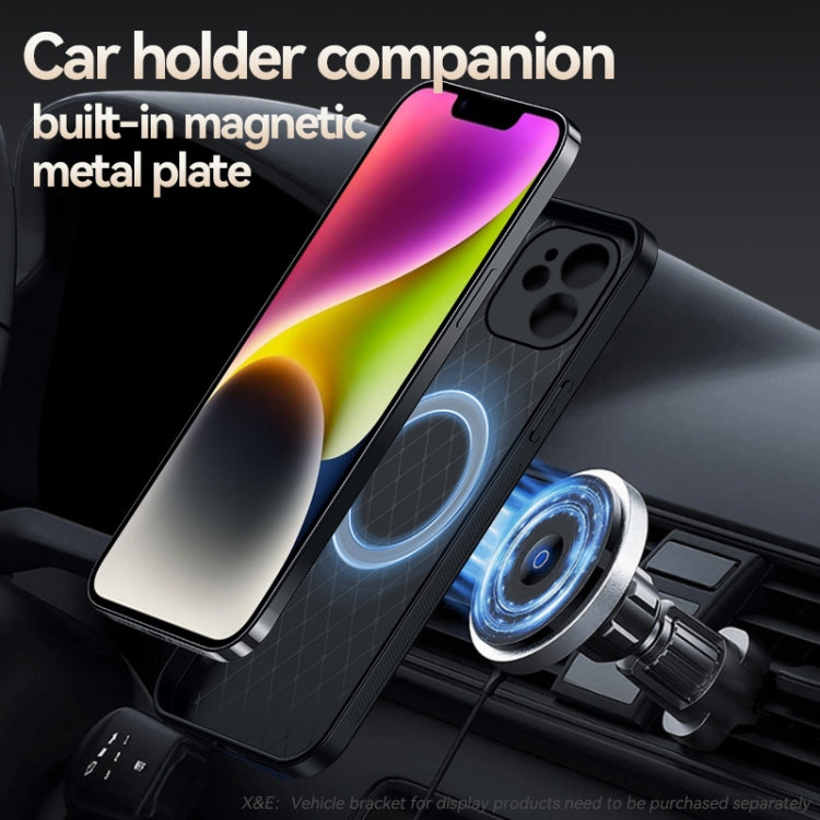 Funda para teléfono de piel de lichi con cobertura total magnética y resistente a los golpes, For iPhone 11, For iPhone 11 Pro, For iPhone X / XS, For iPhone XR, For iPhone XS Max