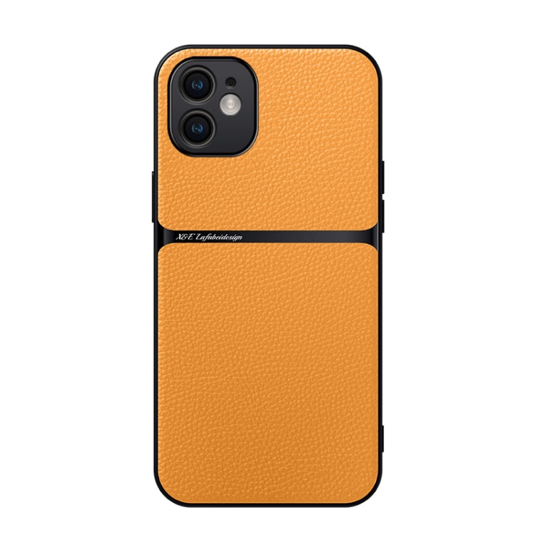 Funda para teléfono de piel de lichi con cobertura total magnética y resistente a los golpes, For iPhone 11, For iPhone 11 Pro, For iPhone X / XS, For iPhone XR, For iPhone XS Max
