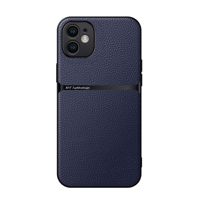 Funda para teléfono de piel de lichi con cobertura total magnética y resistente a los golpes, For iPhone 11, For iPhone 11 Pro, For iPhone X / XS, For iPhone XR, For iPhone XS Max